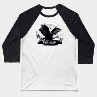 Bald Eagle - WILD NATURE - BALD EAGLE -12 Baseball T-Shirt